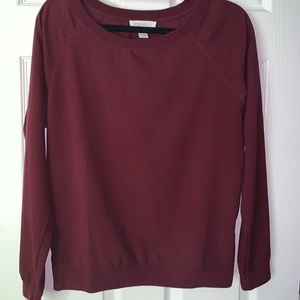 Burgundy Long Sleeve Shirt